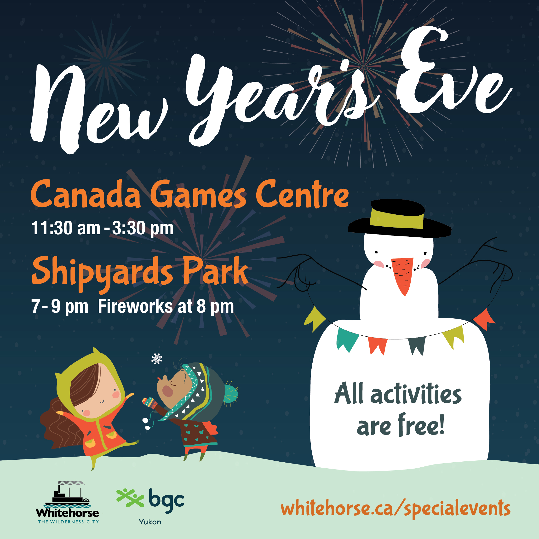 New Year's Eve - City of Whitehorse